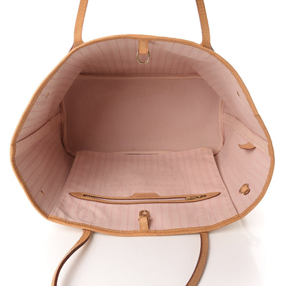 Louis Vuitton Damier Azur Neo Neverfull MM Rose Ballerine 5 of 11