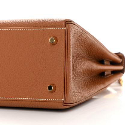 Hermes Togo Kelly Retourne 28 Gold 10 of 14