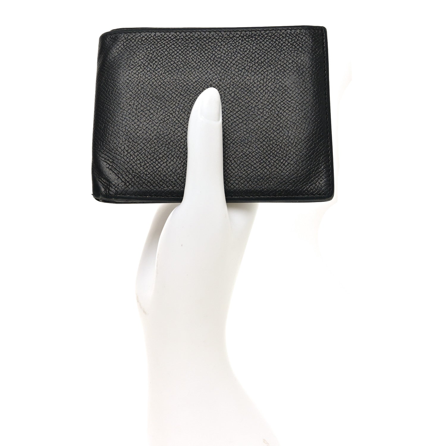 Hermes Epsom Citizen Twill Compact Wallet Black 2 of 7