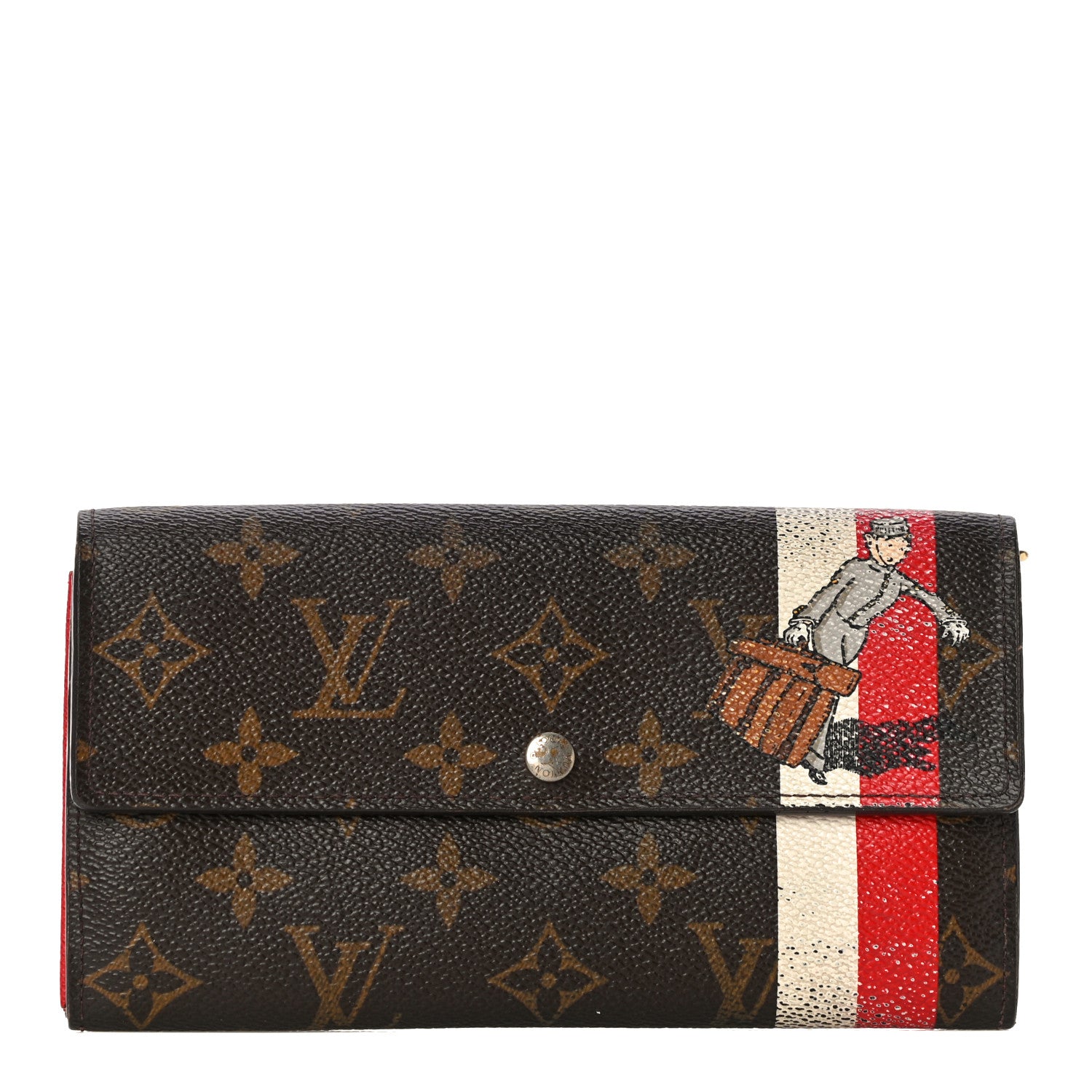 Louis Vuitton Monogram Groom Sarah Wallet 1 of 18