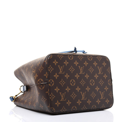 Louis Vuitton Monogram Neonoe MM Blue Jean 4 of 16