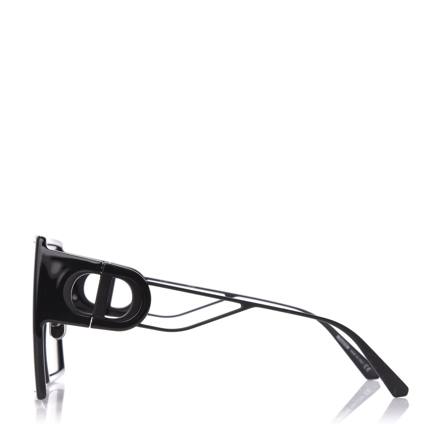 Christian Dior Rectangular 30 Montaigne 1 Sunglasses Black 3 of 7