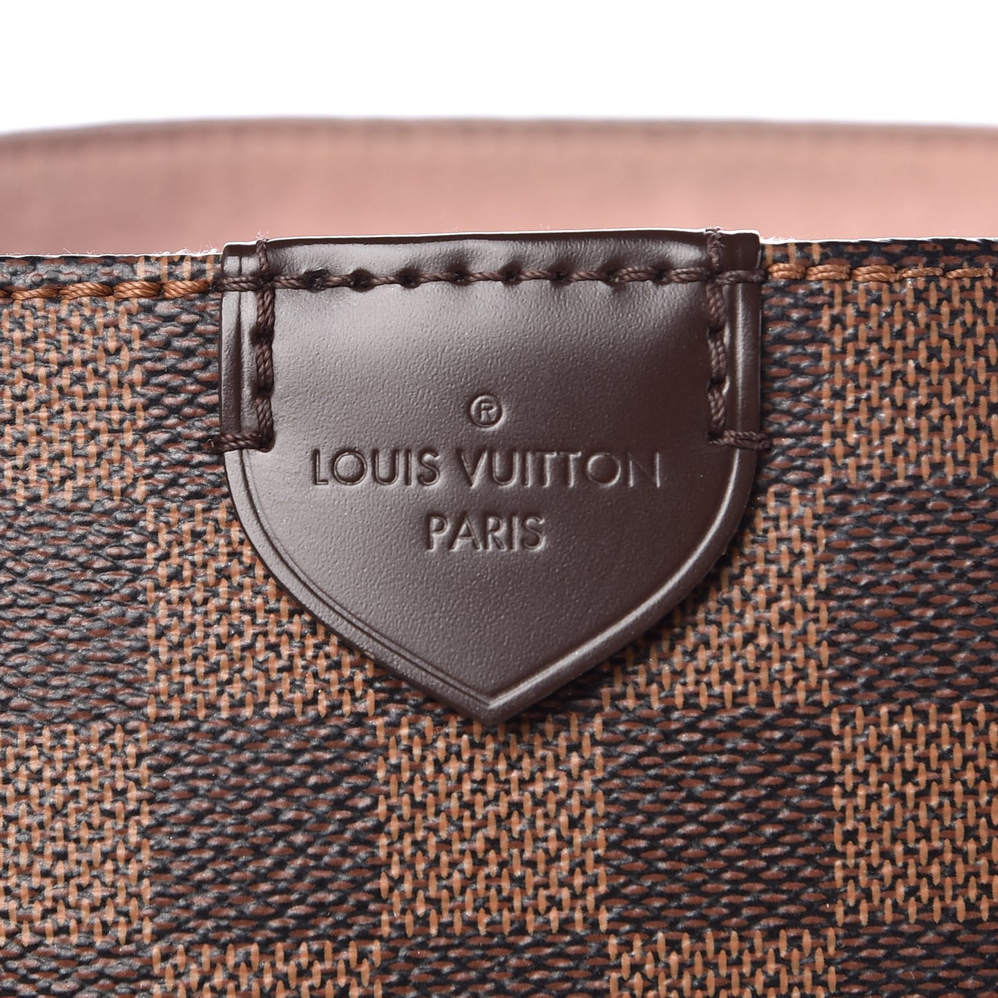 Damier Ebene Caissa Hobo Rose Ballerine
