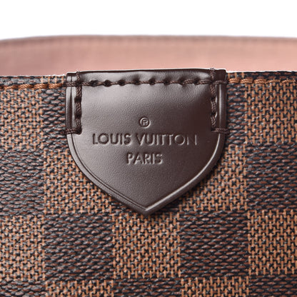 Louis Vuitton Damier Ebene Caissa Hobo Rose Ballerine 14 of 16