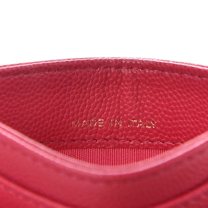 Chanel Caviar Camellia Embossed Card Holder Fuchsia 6 of 7