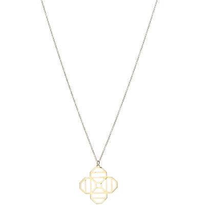 Tiffany 18K Yellow Gold Paloma Picasso Octagon Pendant Necklace 1 of 8