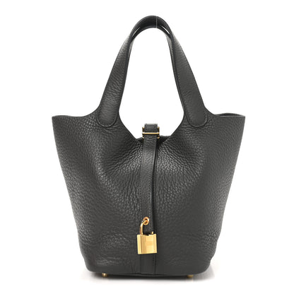 Hermes Taurillon Clemence Picotin Lock 18 PM Ardoise 1 of 13