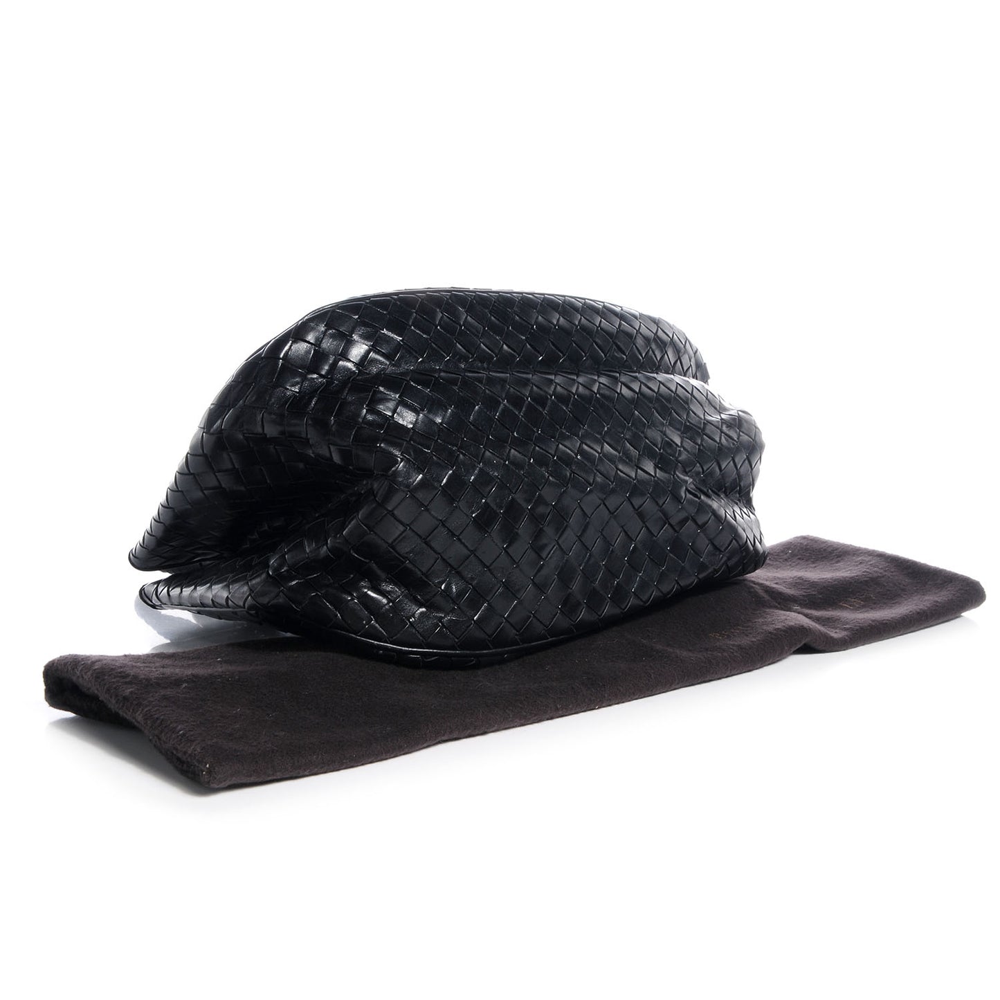 Nappa Intrecciato Woven Tote Nero Black