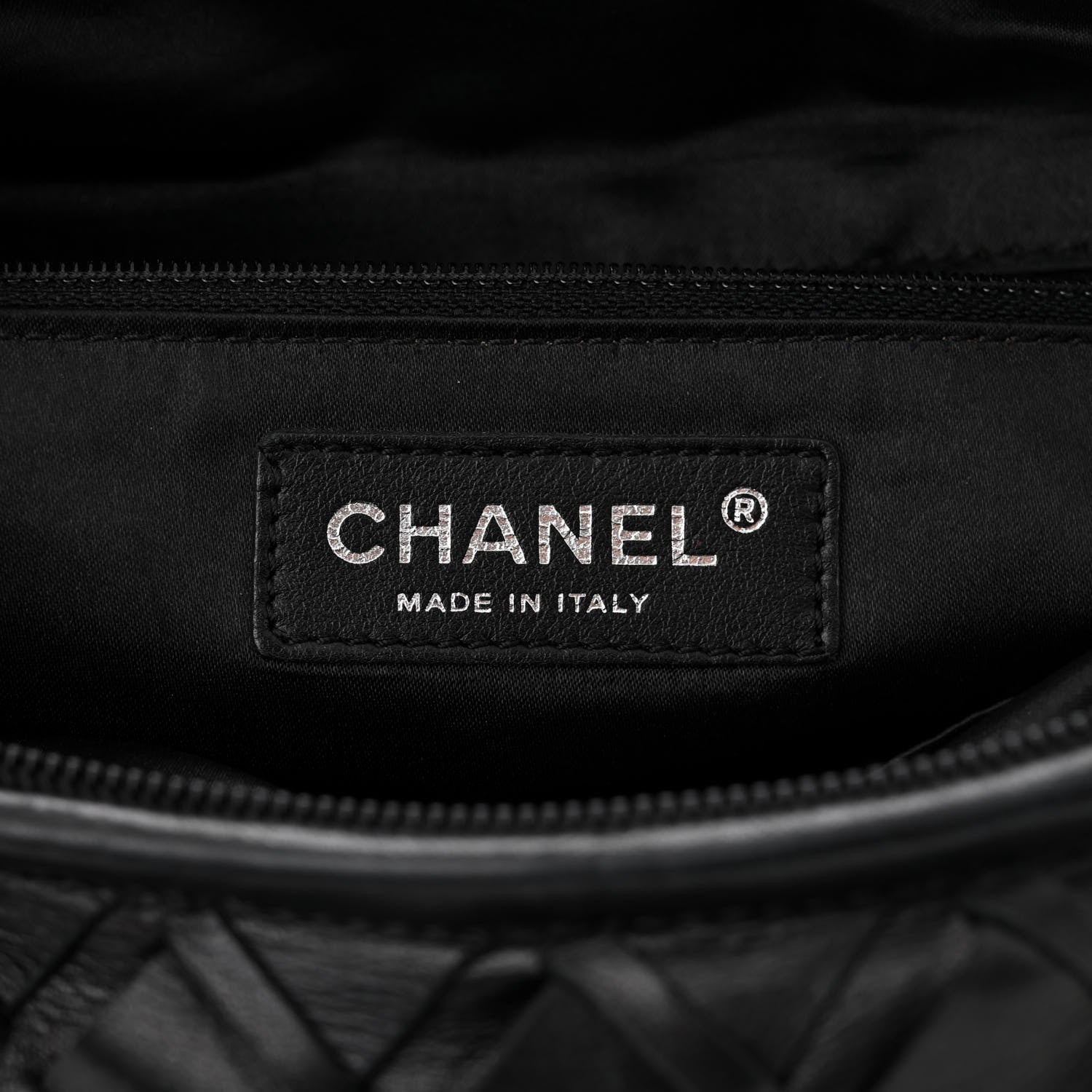 Chanel Lambskin Woven Medium Ultimate Soft Sombrero Bag Black 6 of 12