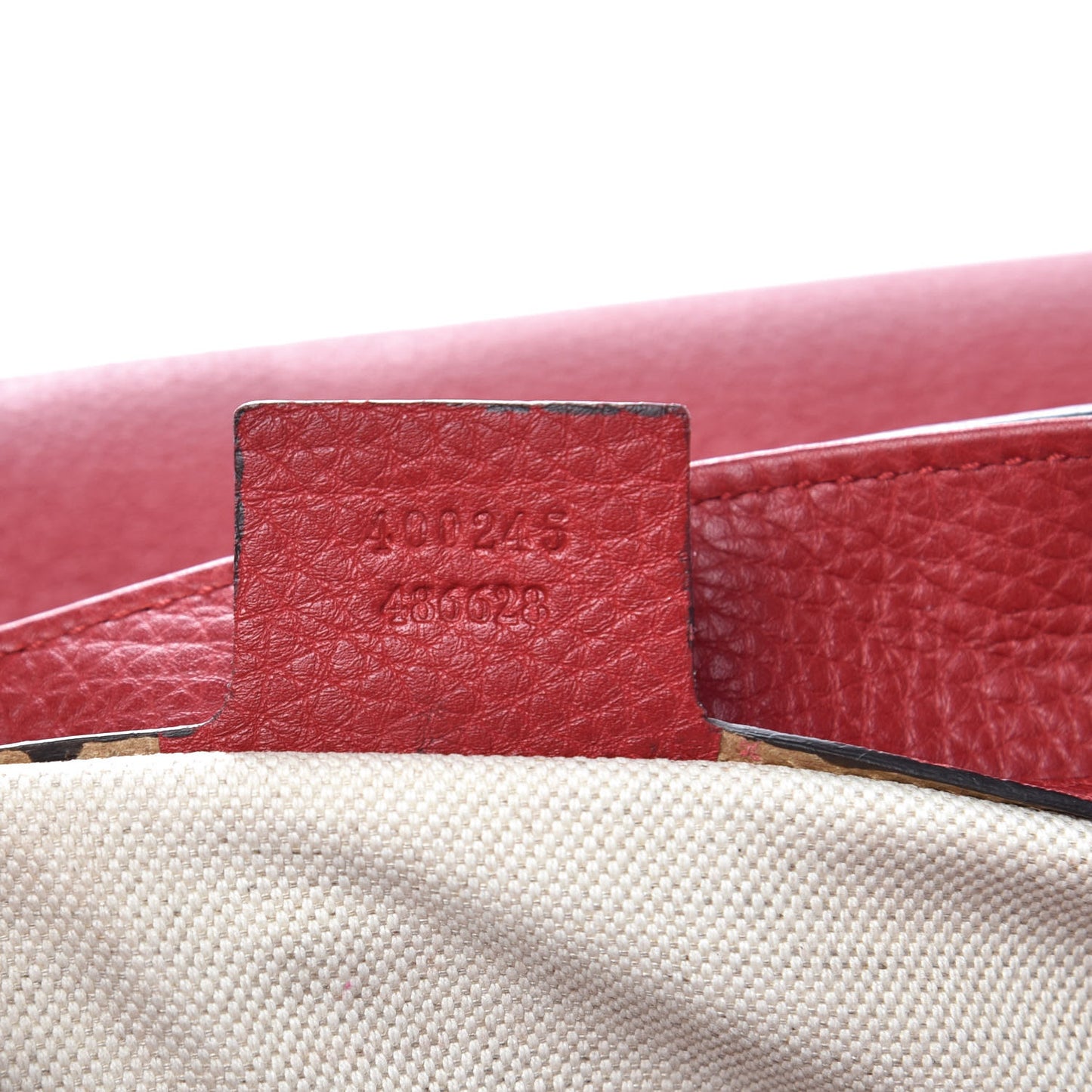 Cellarius Calfskin Large GG Marmont Shoulder Bag Vulcanic Red