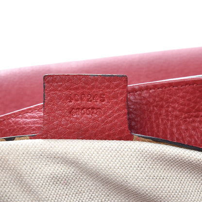 Gucci Cellarius Calfskin Large GG Marmont Shoulder Bag Vulcanic Red 9 of 16