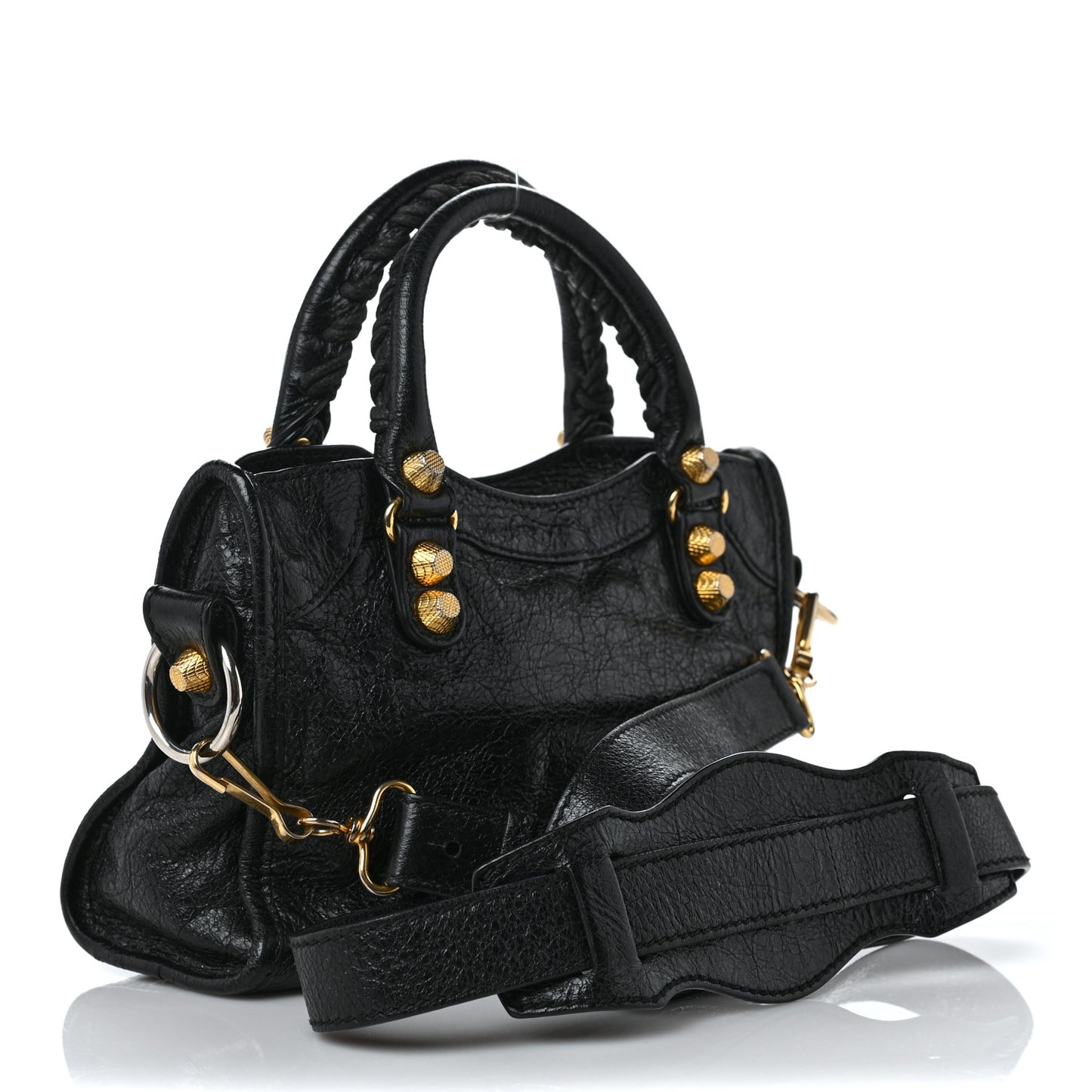 Agneau Giant 12 Gold Hardware Mini City Black