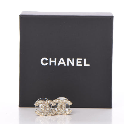 Chanel Pearl CC Earrings Gold 6 of 6