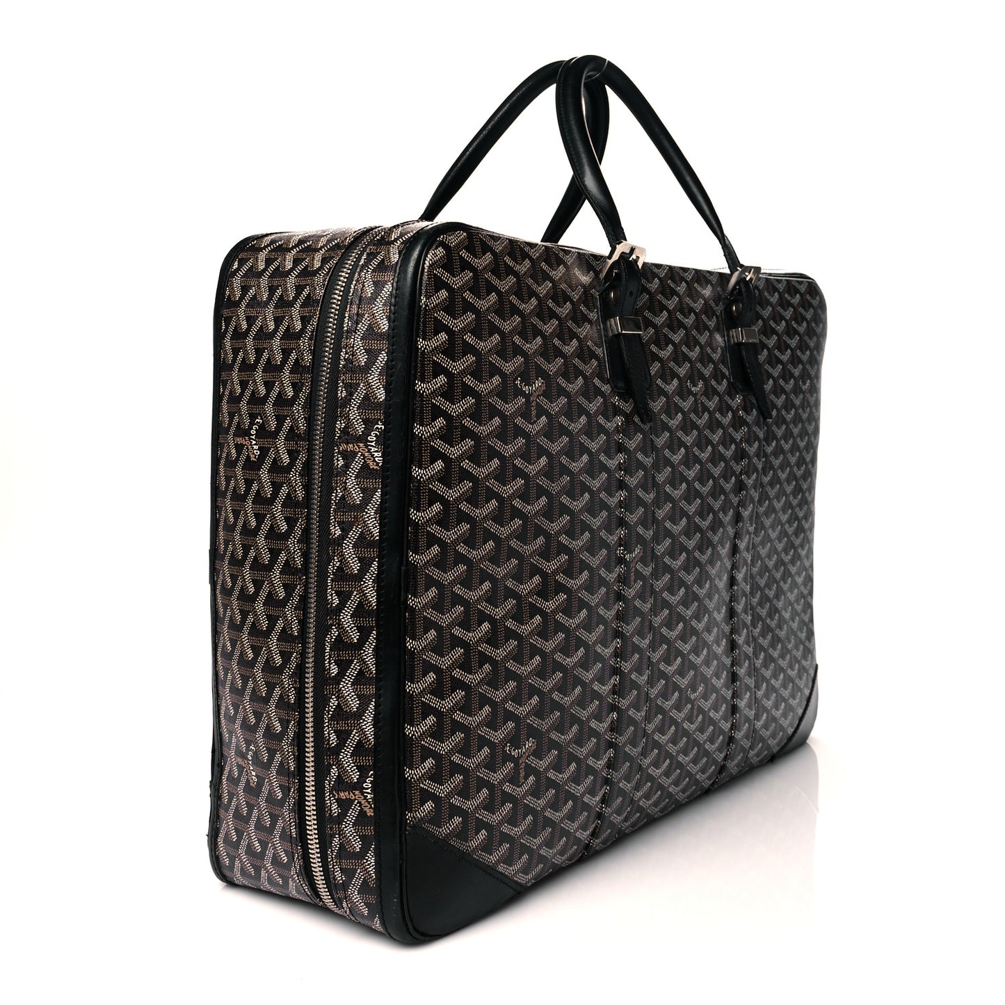 Goyardine Majordome 50 Soft Suitcase Black