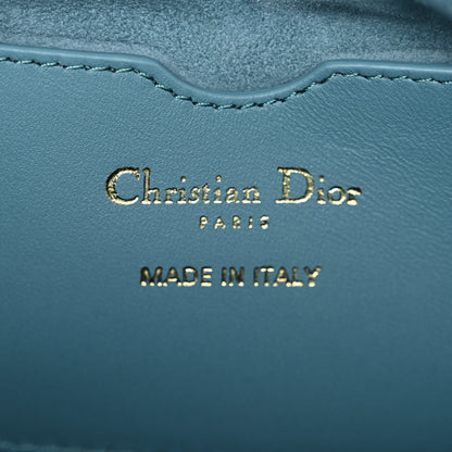 Christian Dior Lambskin Cannage Small Dior Vibe Hobo Bag Cloud Blue 6 of 10