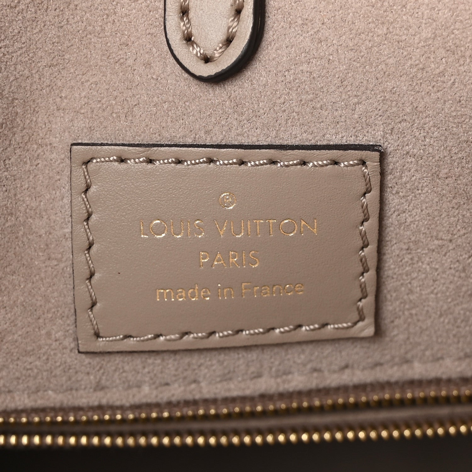 Louis Vuitton Empreinte Monogram Giant Onthego MM Tourterelle Creme 5 of 9