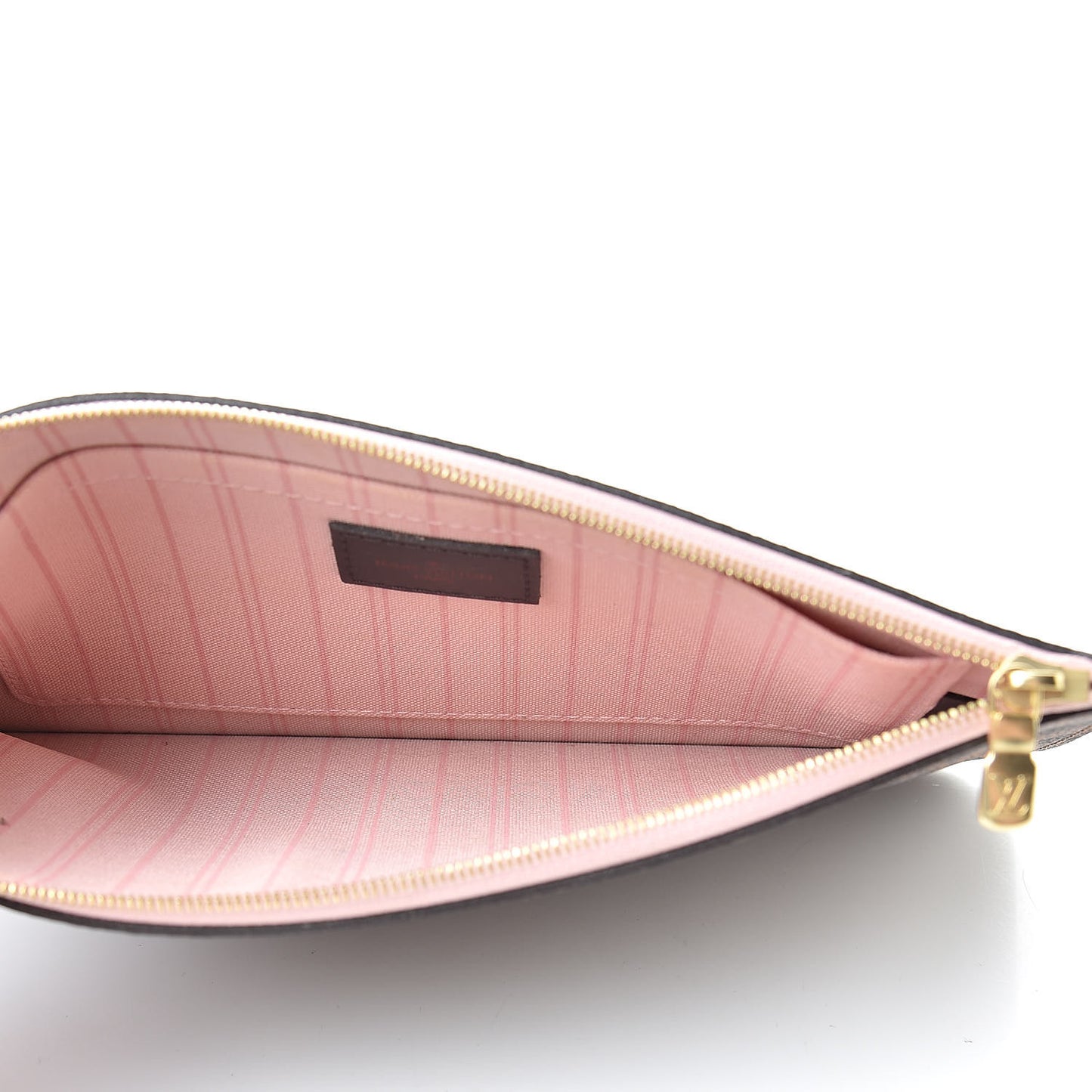 Damier Ebene Neverfull MM GM Pochette Rose Ballerine