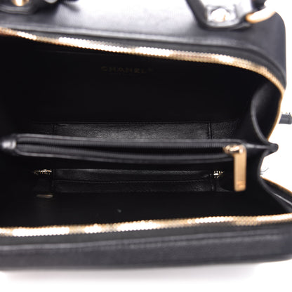 Chanel Caviar Quilted Medium CC Filigree Vanity Case Black 5 of 12