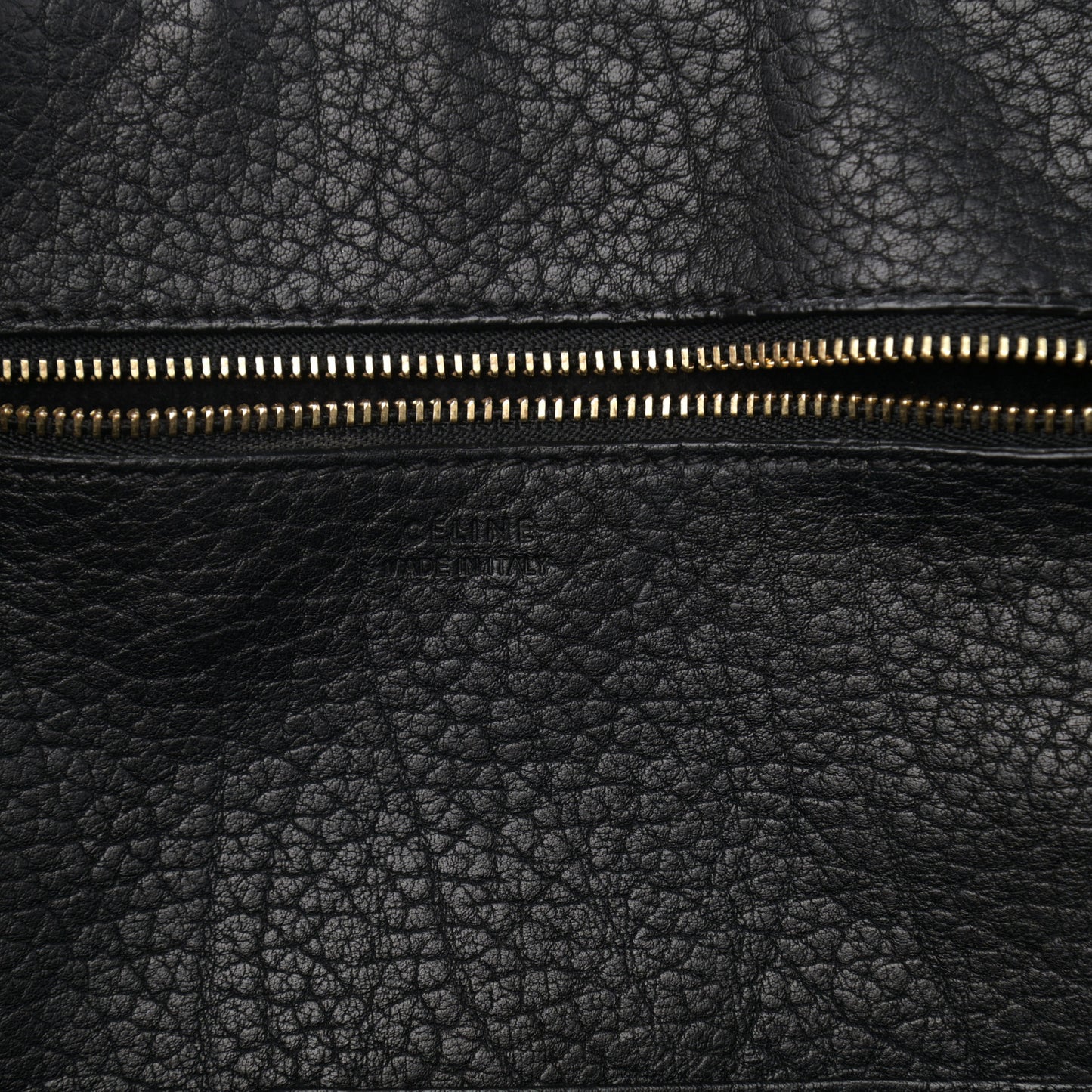 Crisped Calfskin Medium Tie Knot Tote Black