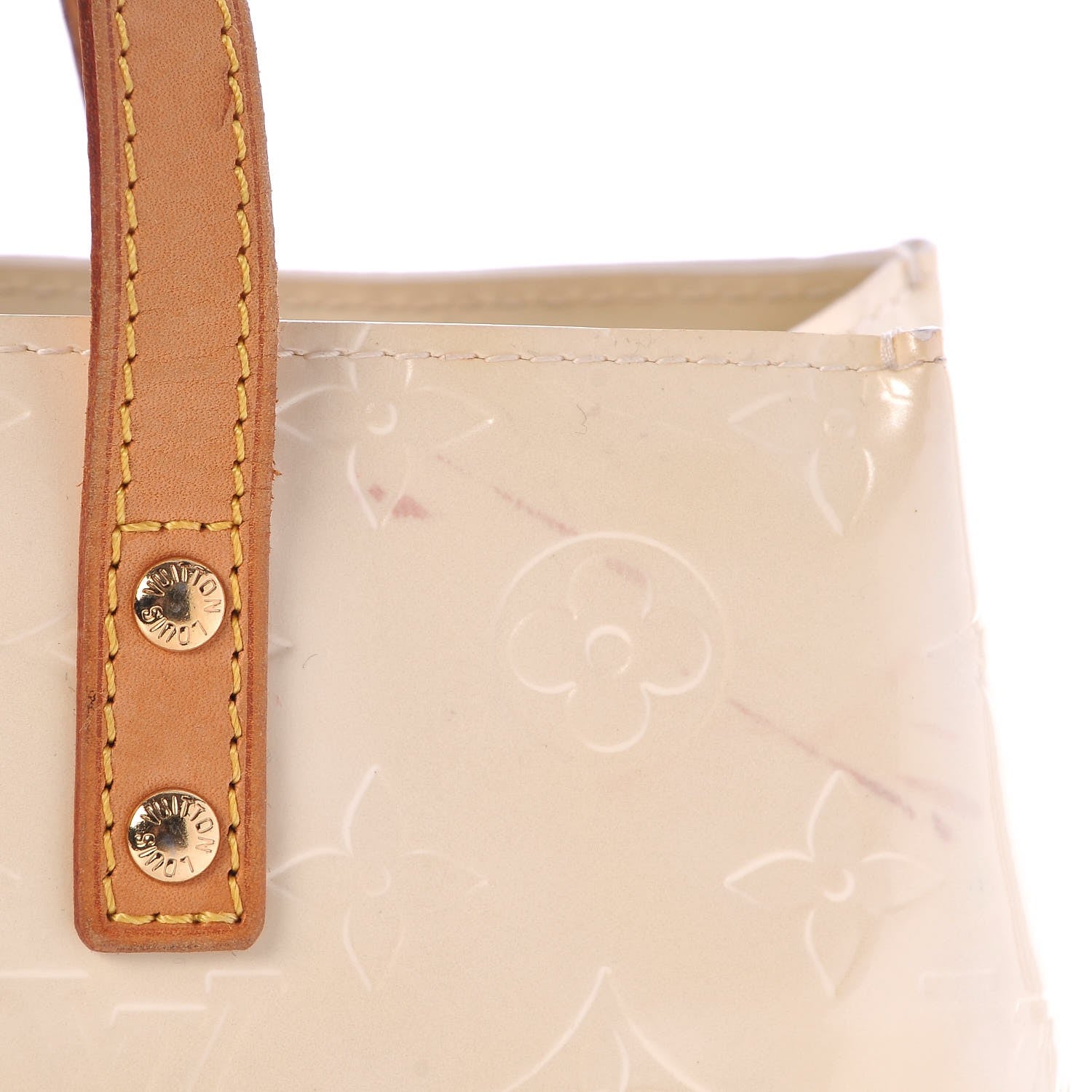 Louis Vuitton Vernis Reade PM Perle 10 of 11