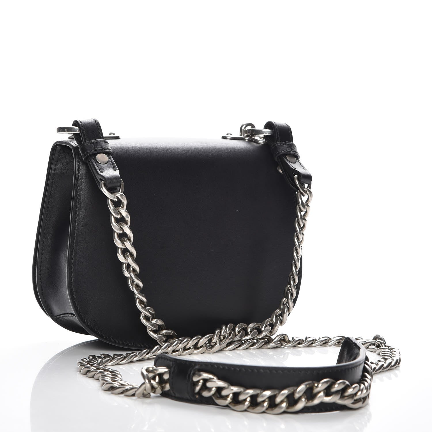 Prada Calfskin Antic Soft Crossbody Bag Nero Black 3 of 6