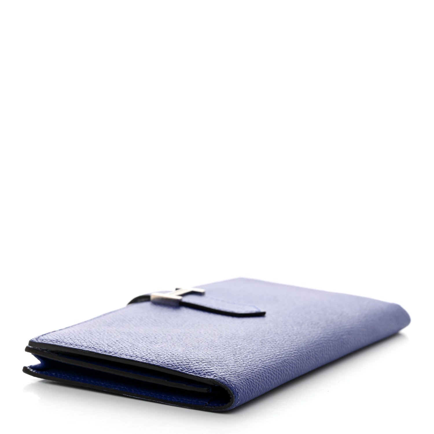 Hermes Epsom Bearn Gusset Wallet Bleu Electrique 4 of 7