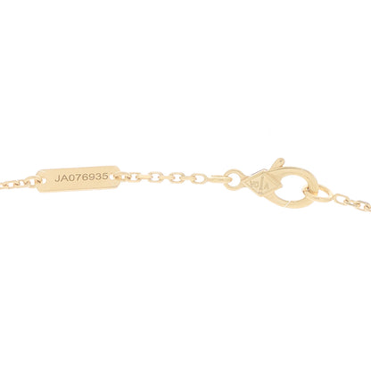 Van Cleef & Arpels VAN CLEEF &amp; ARPELS 18K Yellow Gold Carnelian Vintage Alhambra Pendant Necklace 4 of 6