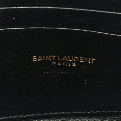 Saint Laurent Grain De Poudre Matelasse Monogram Mini Lou Camera Bag Black 6 of 8