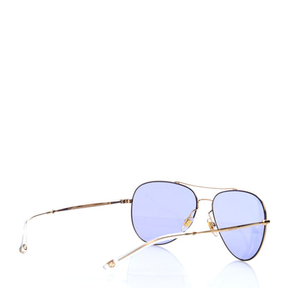 Gucci Metal Aviator Sunglasses GG2245S Blue 4 of 4