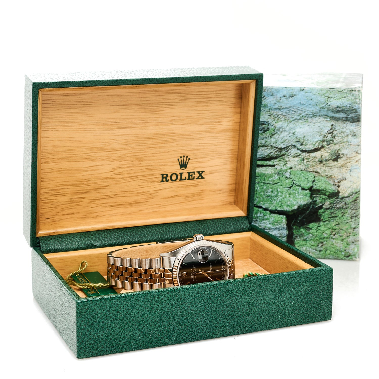 Rolex Stainless Steel 18K Yellow Gold 41mm Oyster Perpetual Datejust II Watch Slate 116333 5 of 5