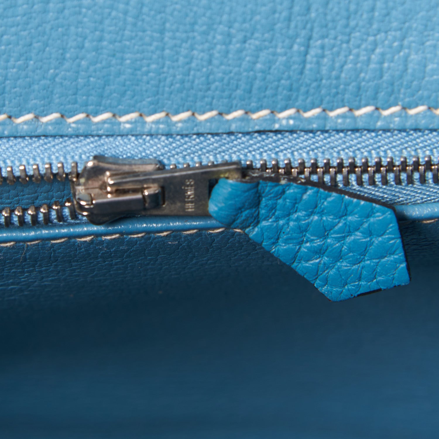 Hermes Togo Birkin 35 Blue Jean 17 of 31
