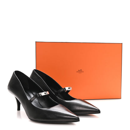 Hermes Nappa Majeste 60 Pumps 36 Black 10 of 10