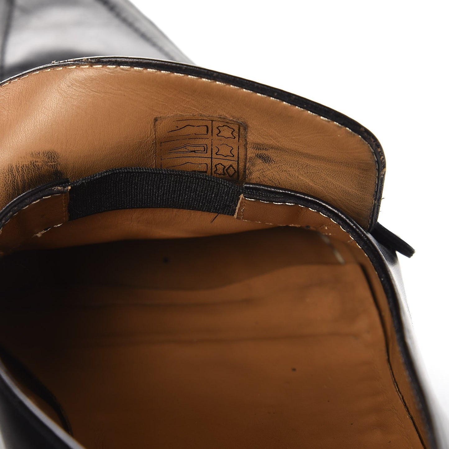 Mens Calfskin Loafers 10.5 Black