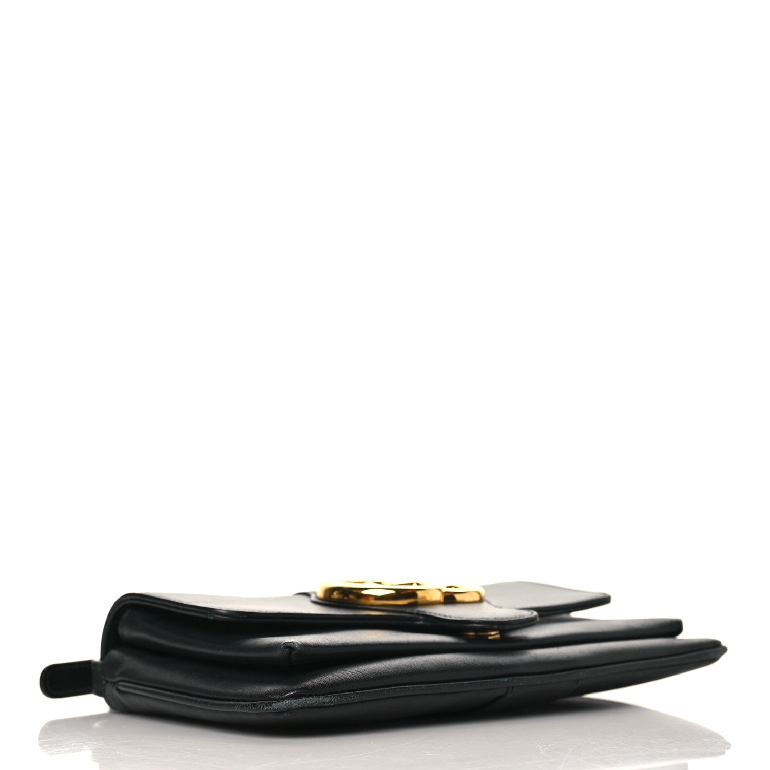 Gucci Vitello Palmellato Lux Small Arli Flap Shoulder Bag Black 4 of 13