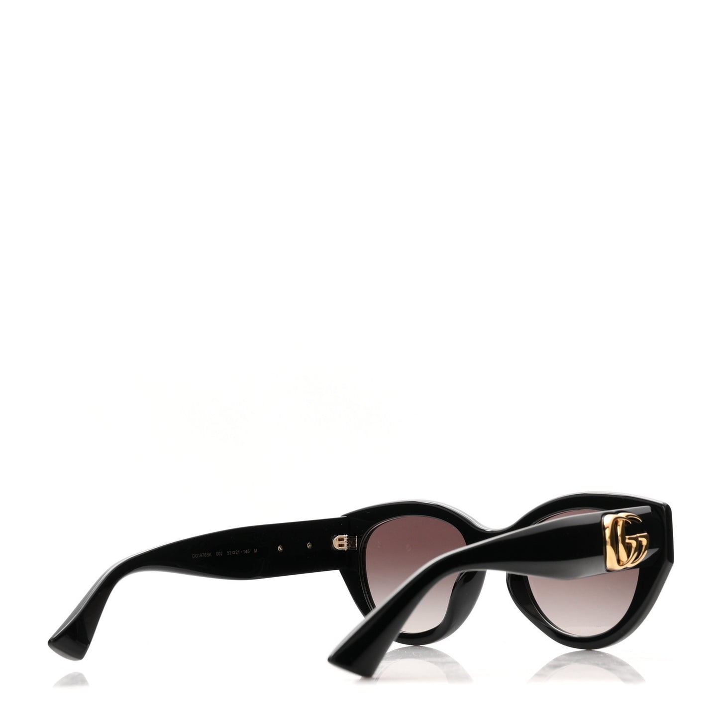 Acetate Low Nose Bridge Fit Sunglasses GG1976SK Black