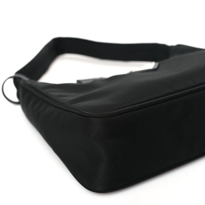 Prada Tessuto Nylon Mini Re-Edition 2000 Bag Black 9 of 10