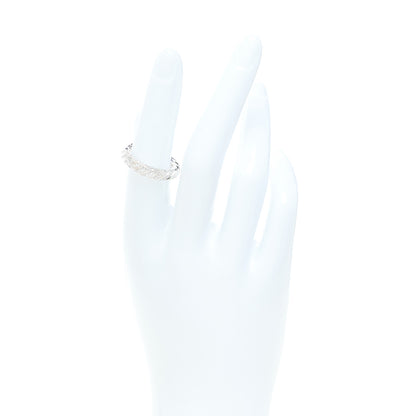 David Yurman 18K White Gold Diamond 4.6mm Sculpted Cable Band Ring 52 6 2 of 4