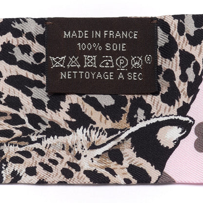 Hermes Silk Jungle Love Love Twilly Rose Pale Etoupe 4 of 4