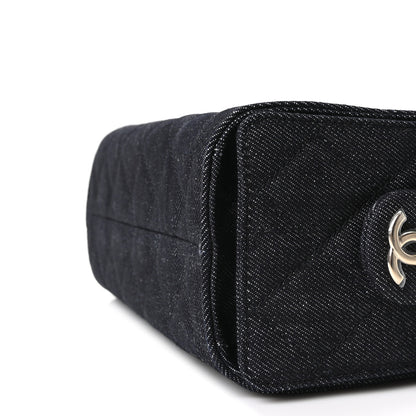 Chanel Denim Quilted Mini Chanel 25 Handbag Dark Blue 11 of 11