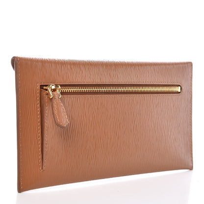 Prada Vitello Move Envelope Wallet Caramel 3 of 8