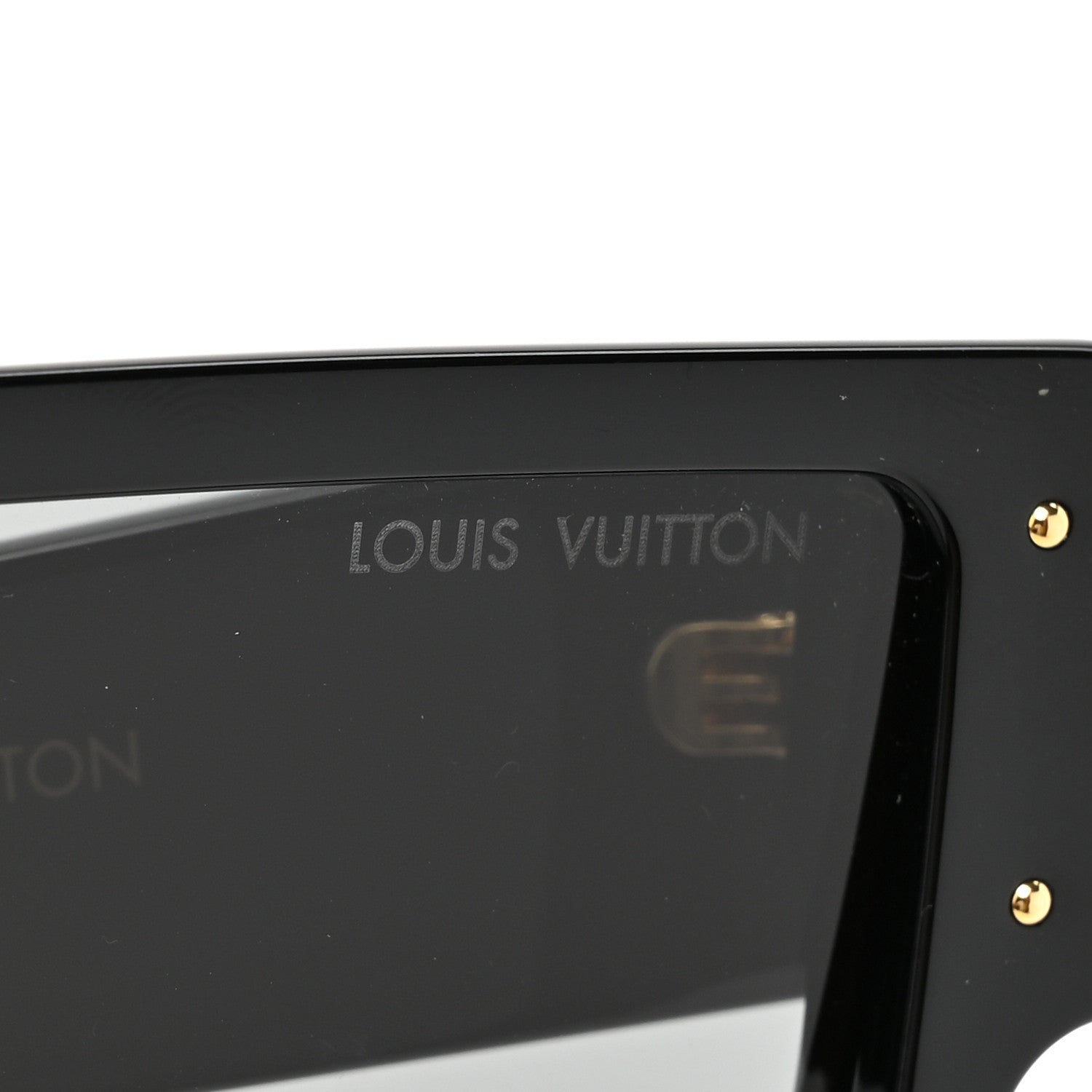 Louis Vuitton Acetate Swarovski Crystal Cyclone Sunglasses Z1578E Black 7 of 8