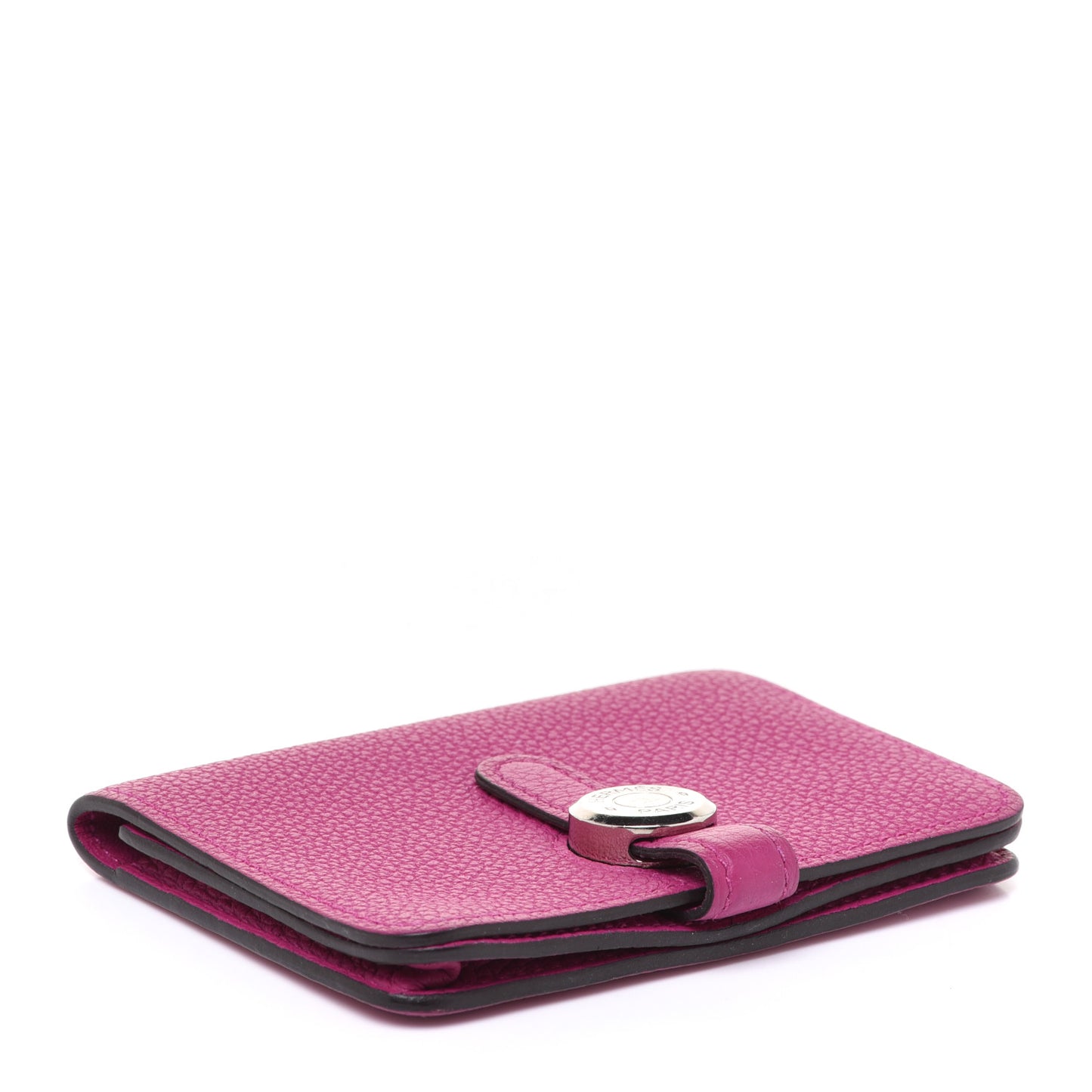 Togo Dogon Card Case Rose Pourpre