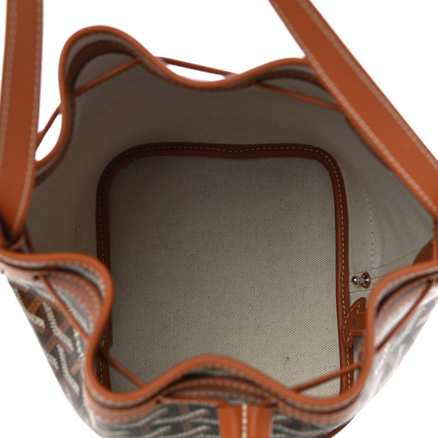 Goyard Goyardine Petit Flot Bucket Bag PM Black Gold 4 of 7