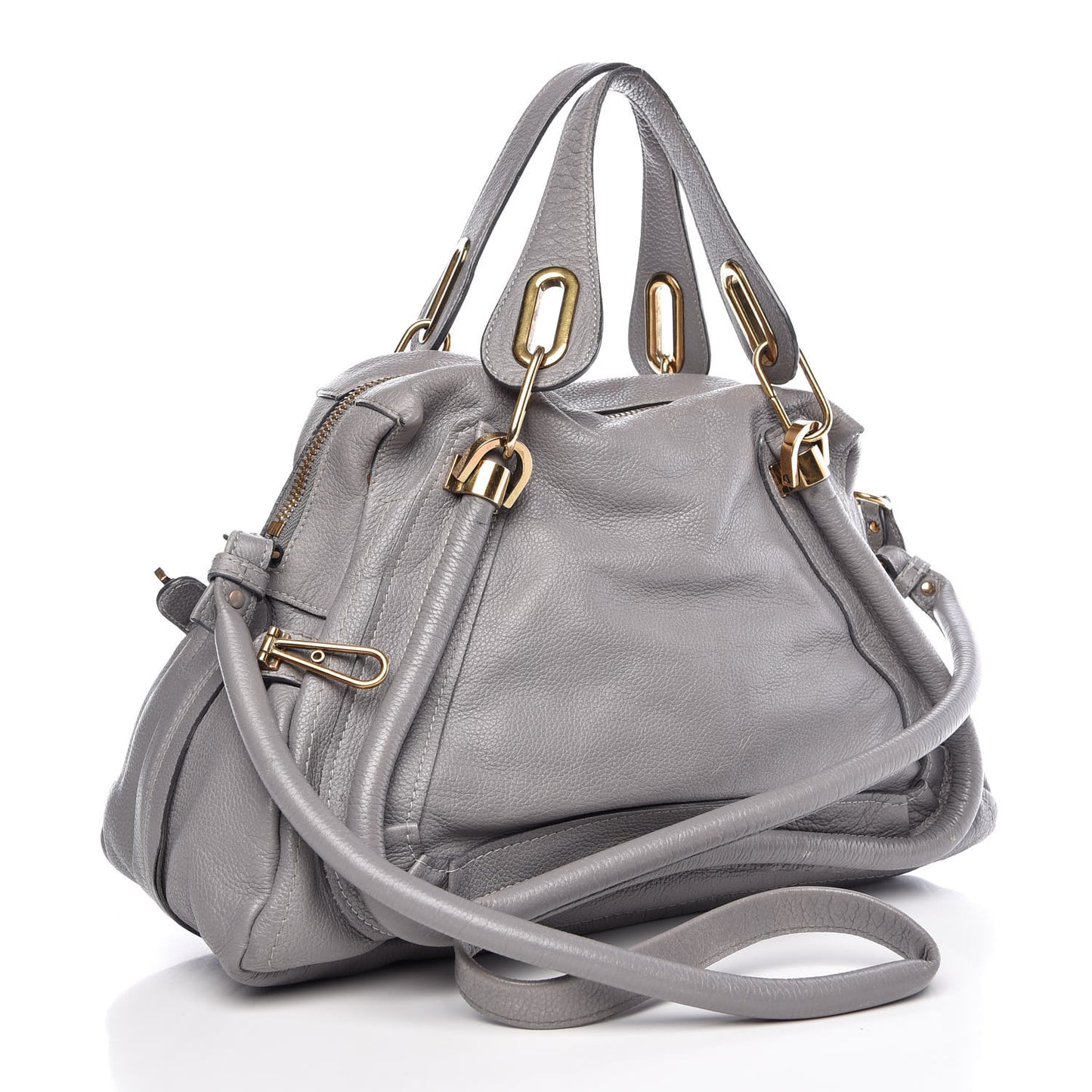 Calfskin Medium Paraty Cashmere Grey
