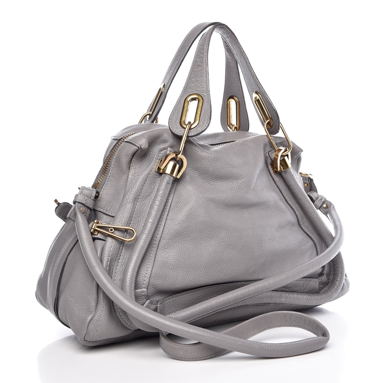 Chloe Calfskin Medium Paraty Cashmere Grey 3 of 12