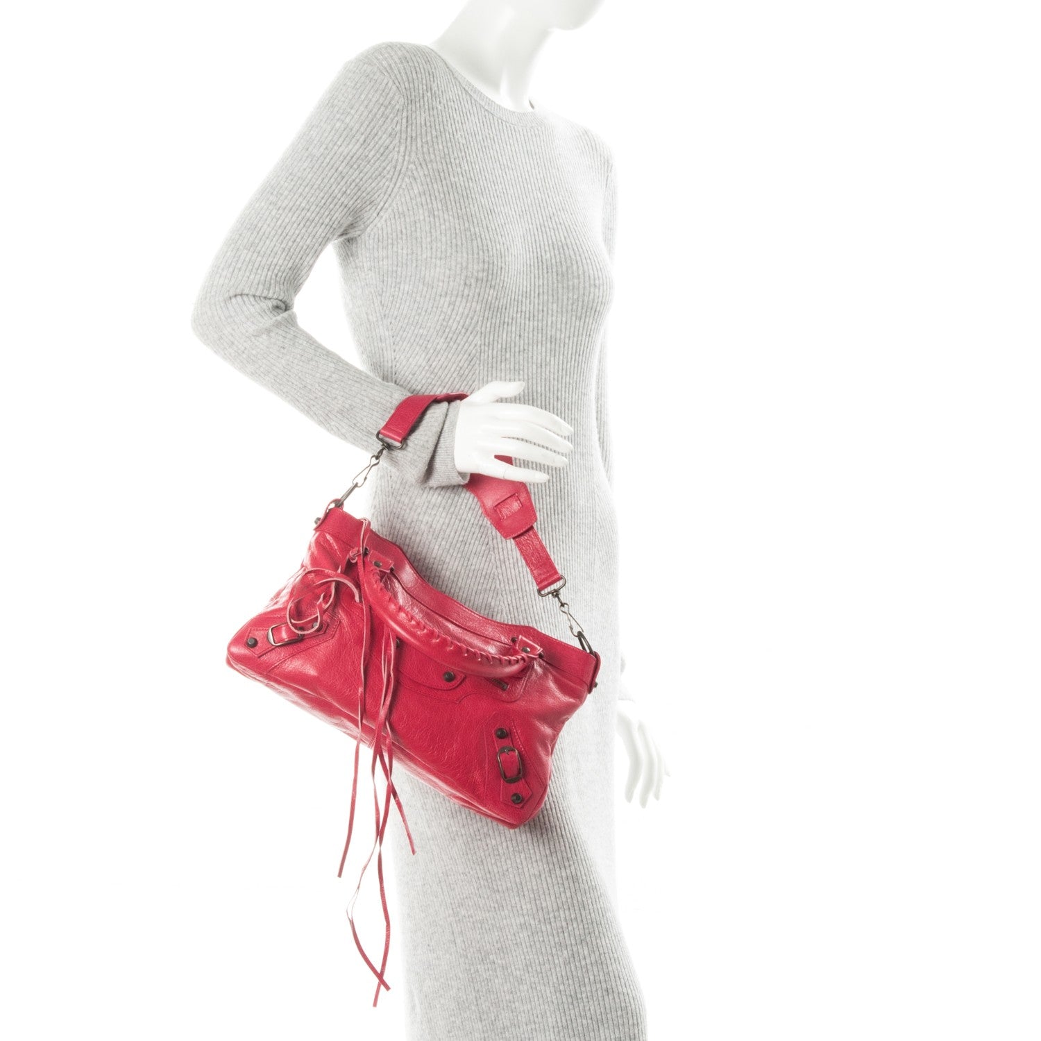 Balenciaga Agneau Classic Hardware First Rose Thulian 2 of 8