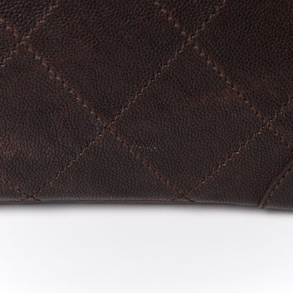 Chanel Caviar Outdoor Ligne Flap Dark Brown 14 of 15