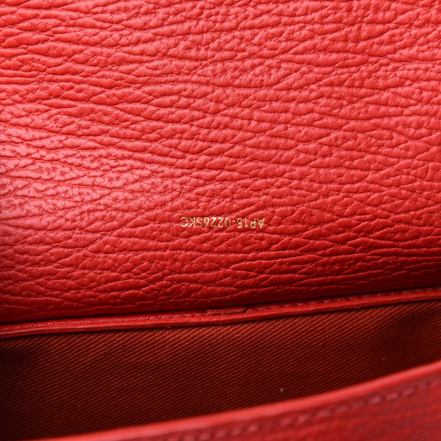 3.1 Textured Calfskin Mini Pashli Satchel Red