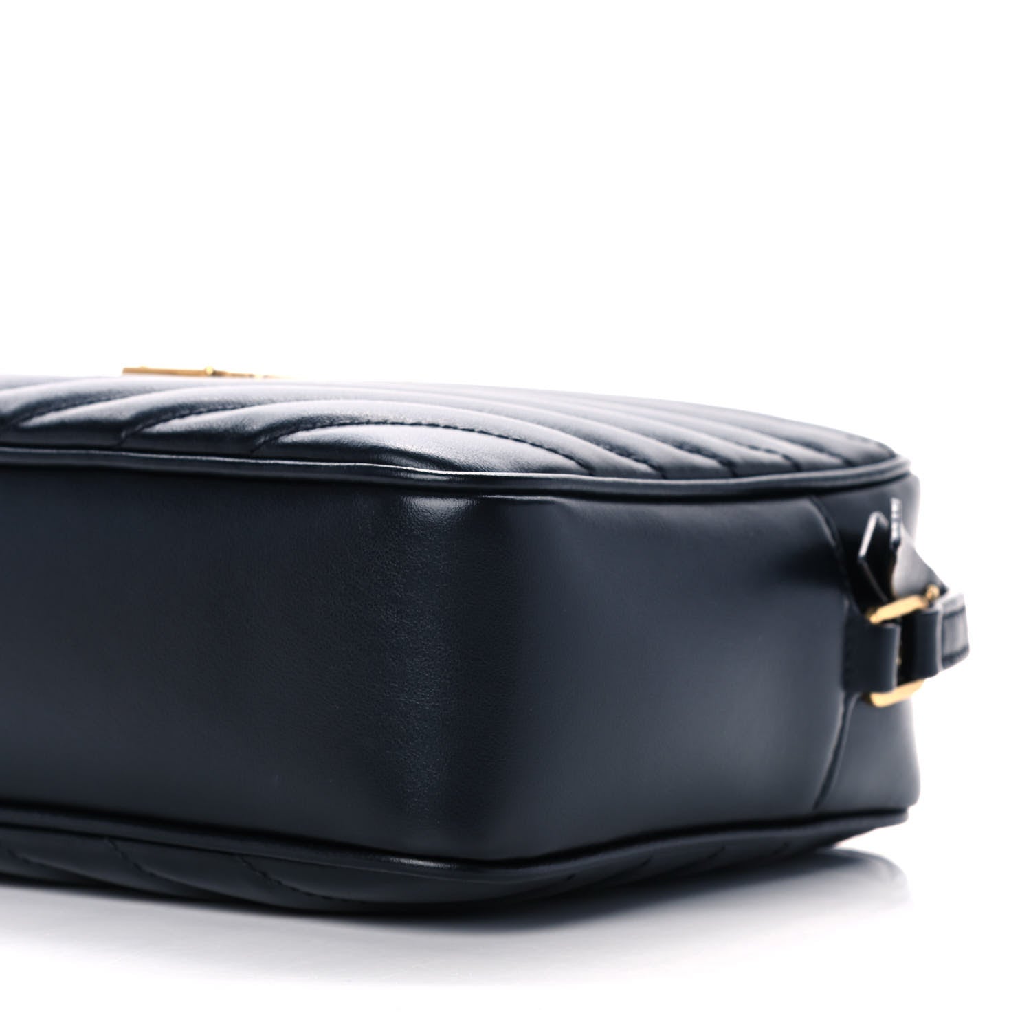 Saint Laurent Calfskin Matelasse Monogram Lou Camera Bag Black 11 of 11