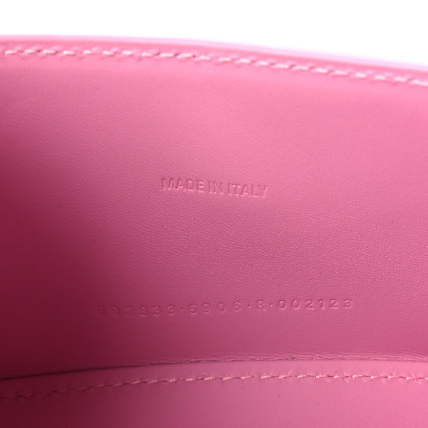 Shiny Calfskin Crocodile Embossed Hourglass Top Handle Bag XS Candy Pink